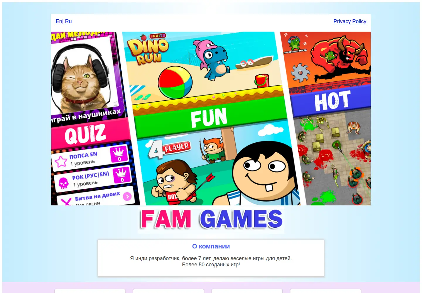 Screenshot of familykidsstudio.com