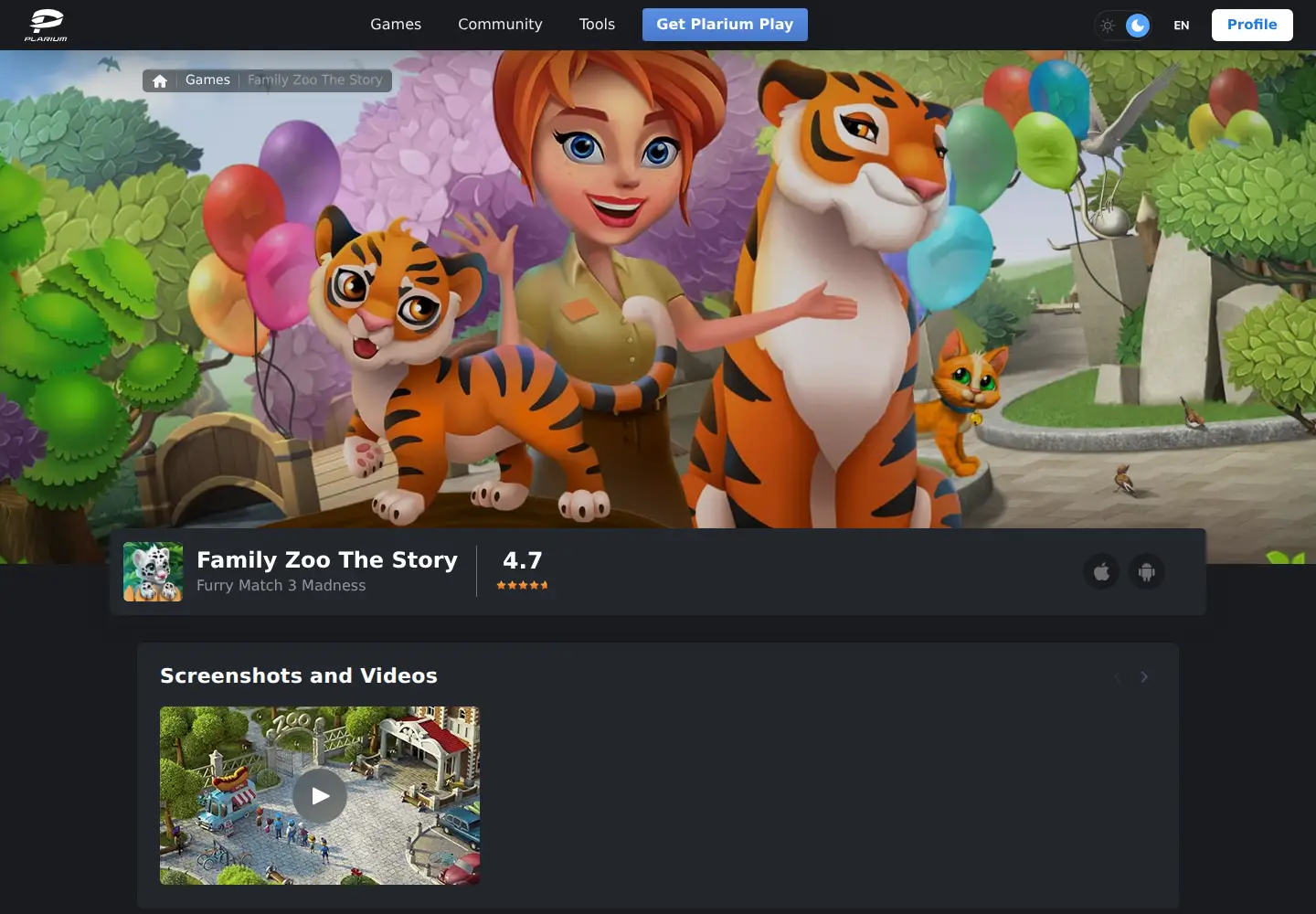 Captured homepage of familyzoothestory.com in the current scan