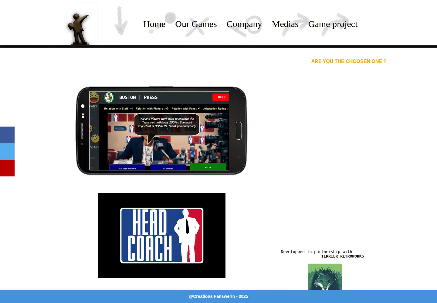 Screenshot of fanswerin.com