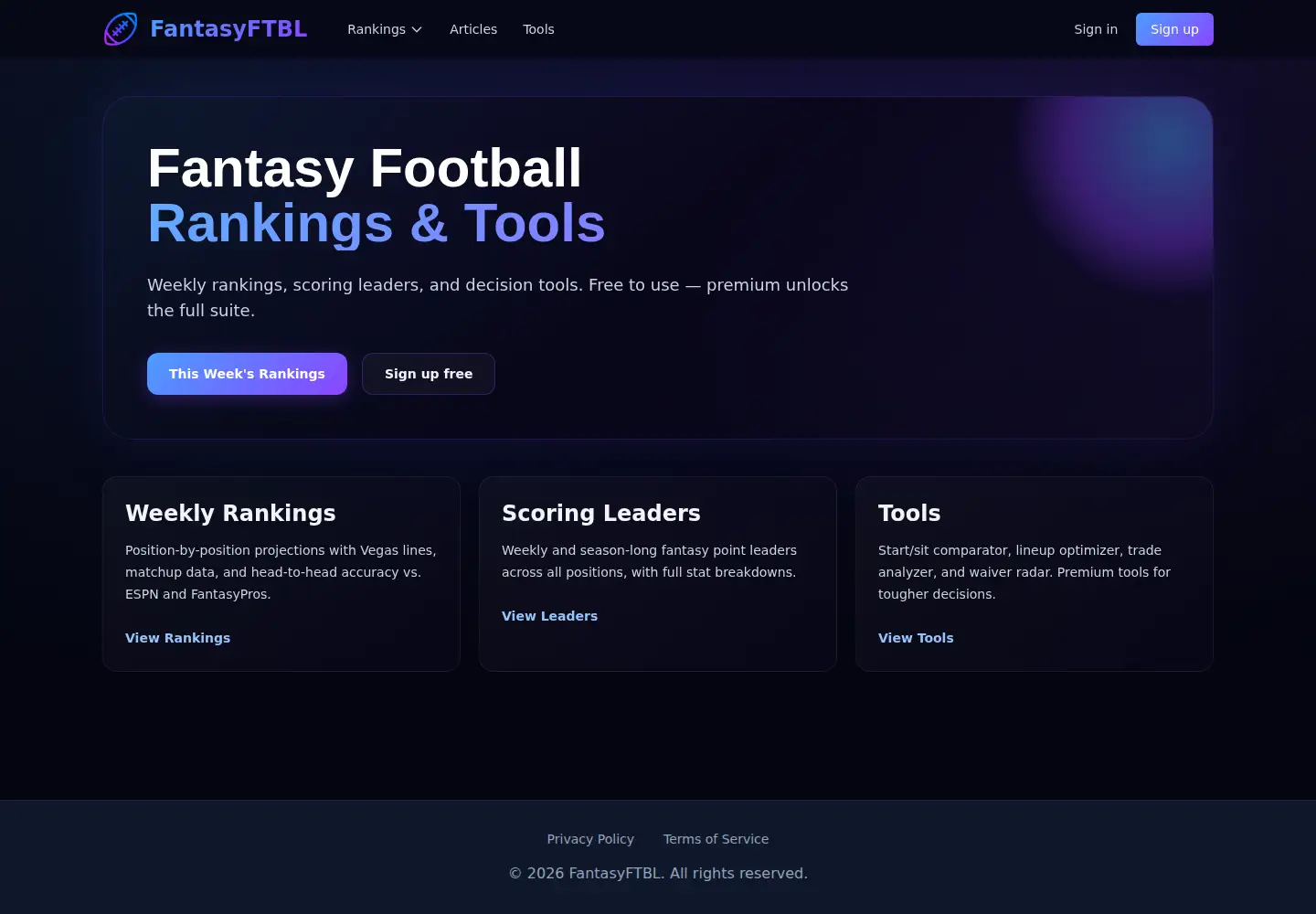 Screenshot of fantasyftbl.com