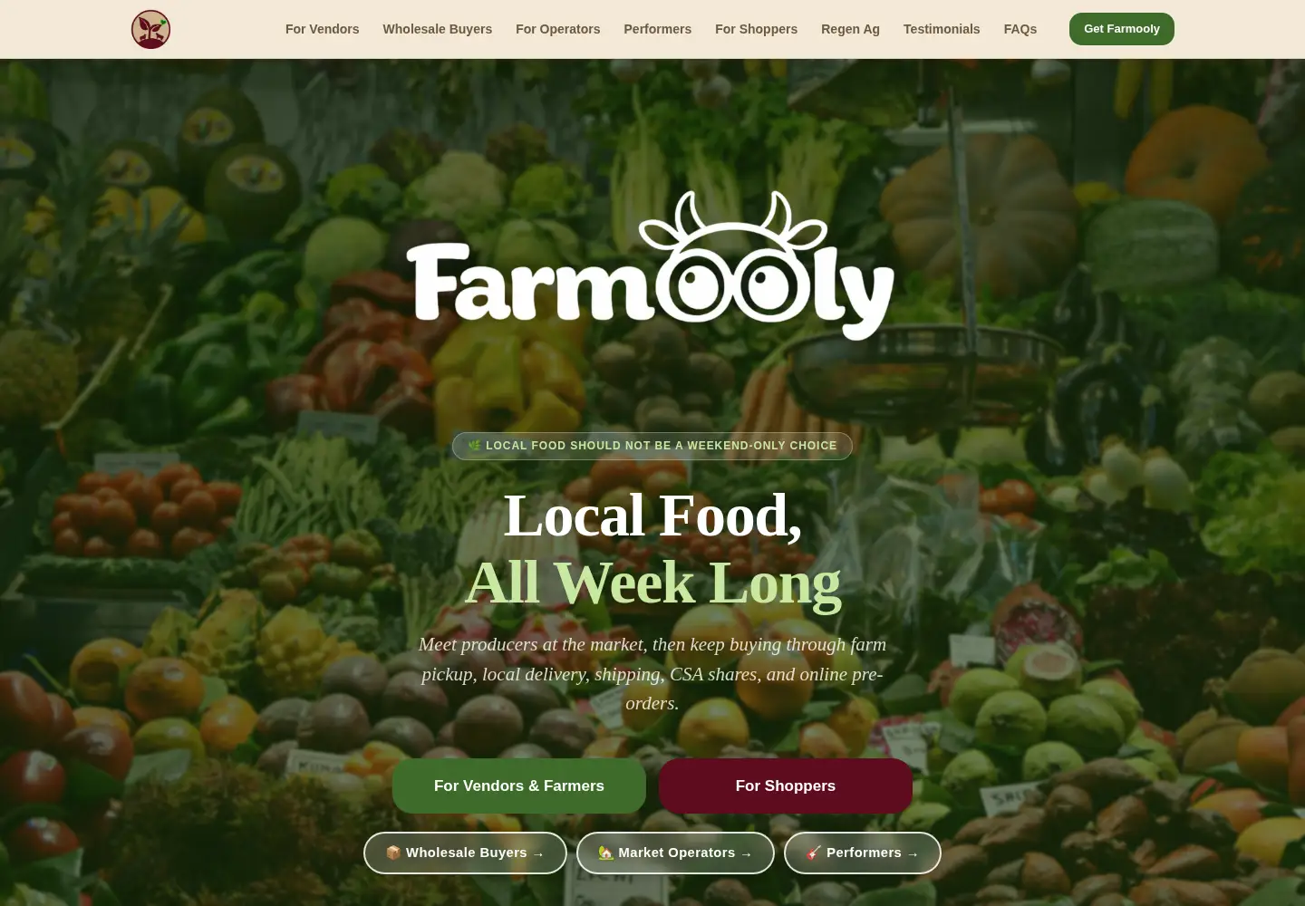 Captured homepage of farmooly.com in the current scan