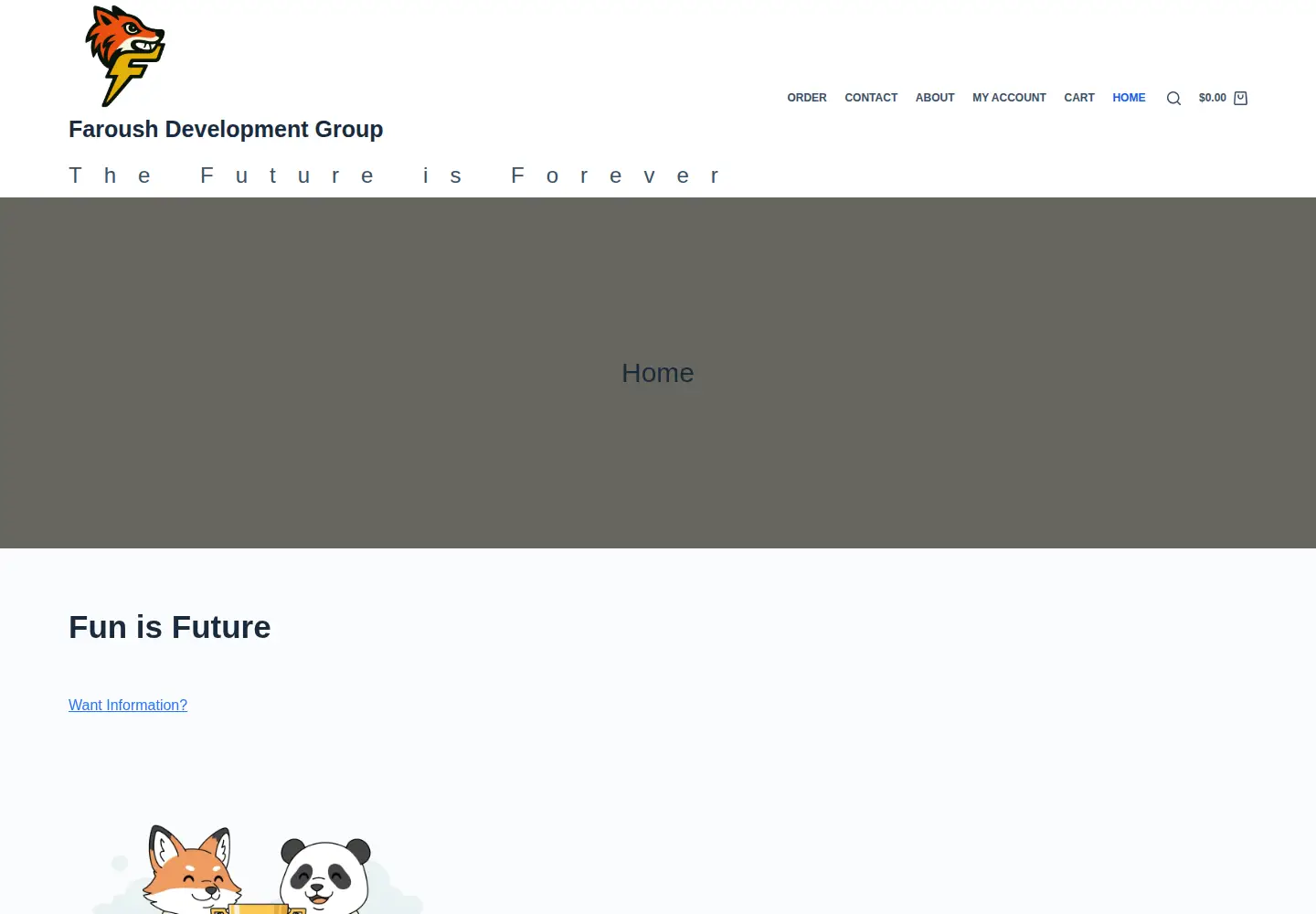 Screenshot of faroush.com