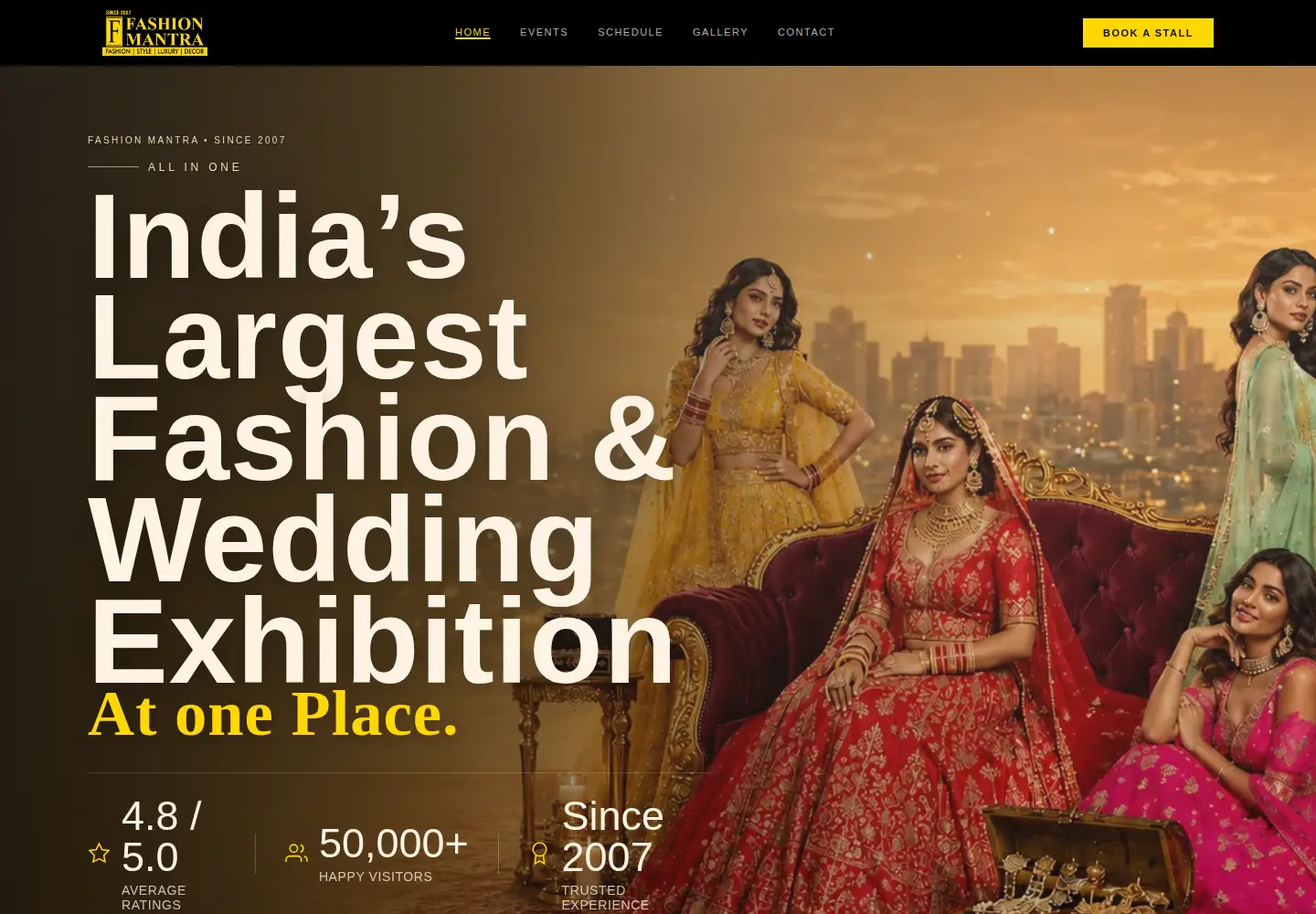 Screenshot of fashionmantraindia.com