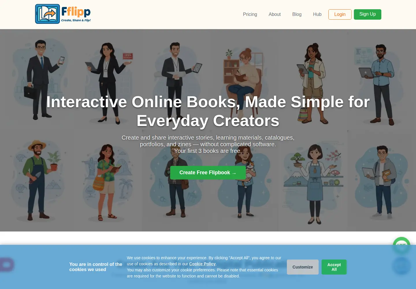 Captured homepage of fflipp.com in the current scan