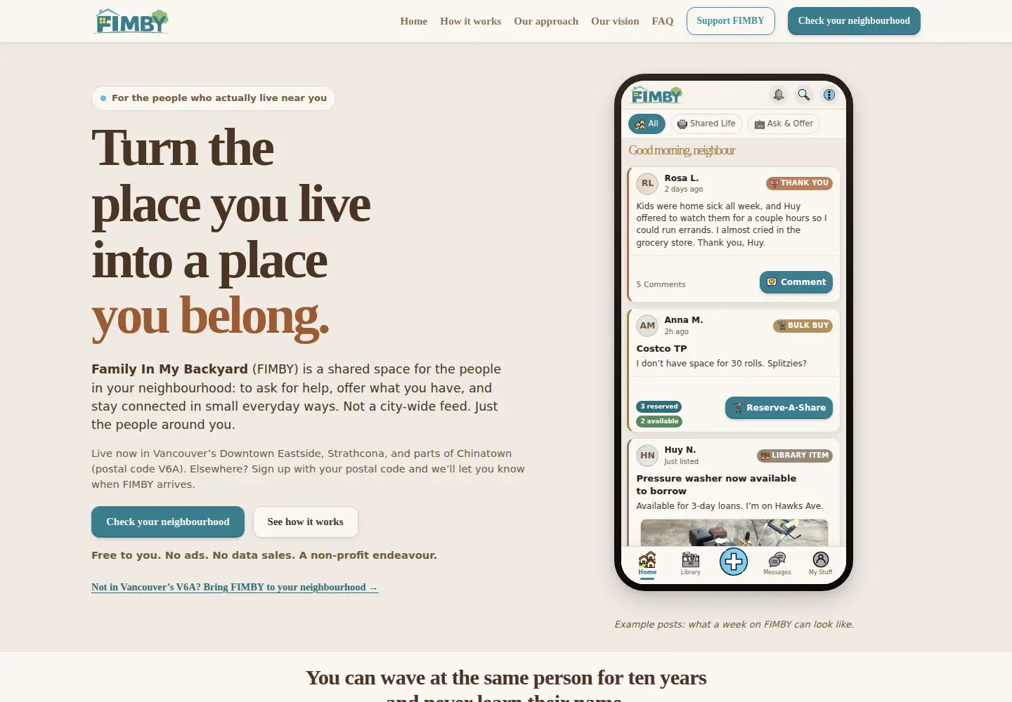 Screenshot of fimby.com