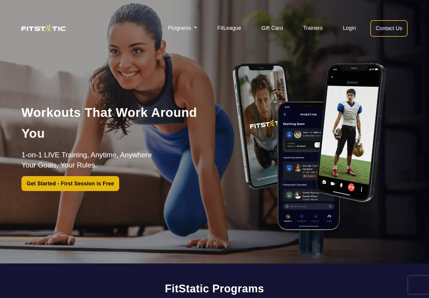 Screenshot of fitstatic.com