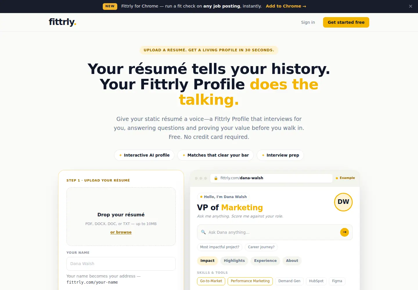Screenshot of fittrly.com