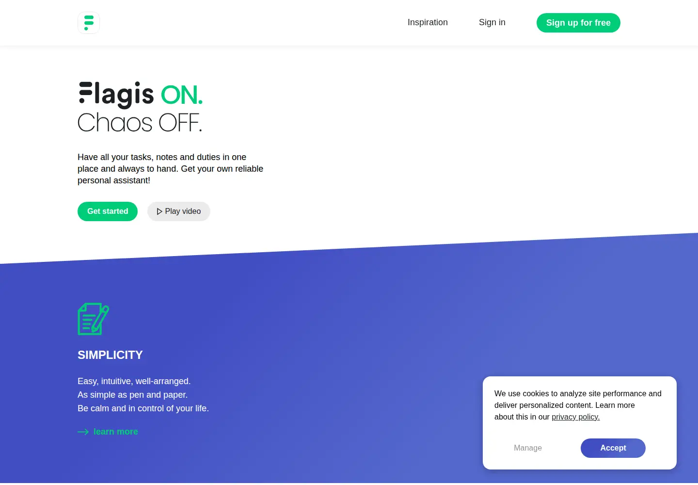 Screenshot of flagis.com