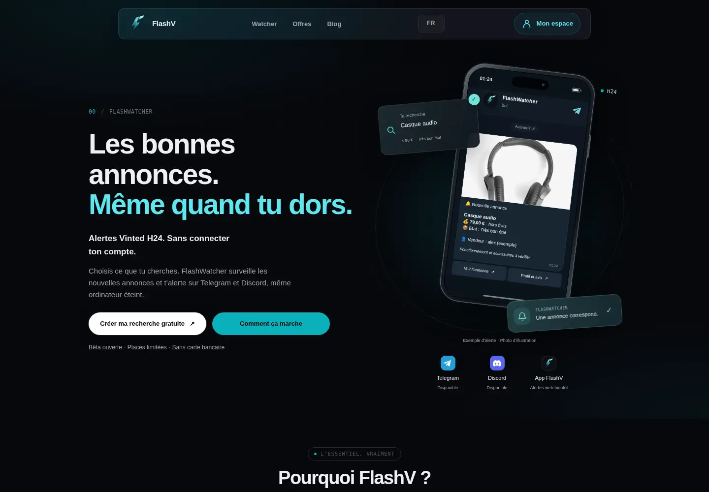 Screenshot of flash-v.com