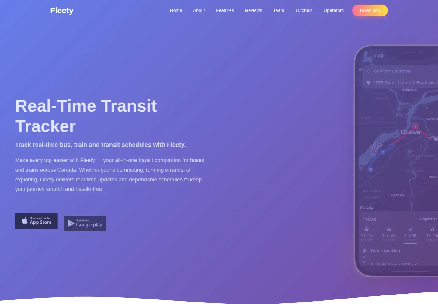 Captured homepage of fleetytransit.com in the current scan