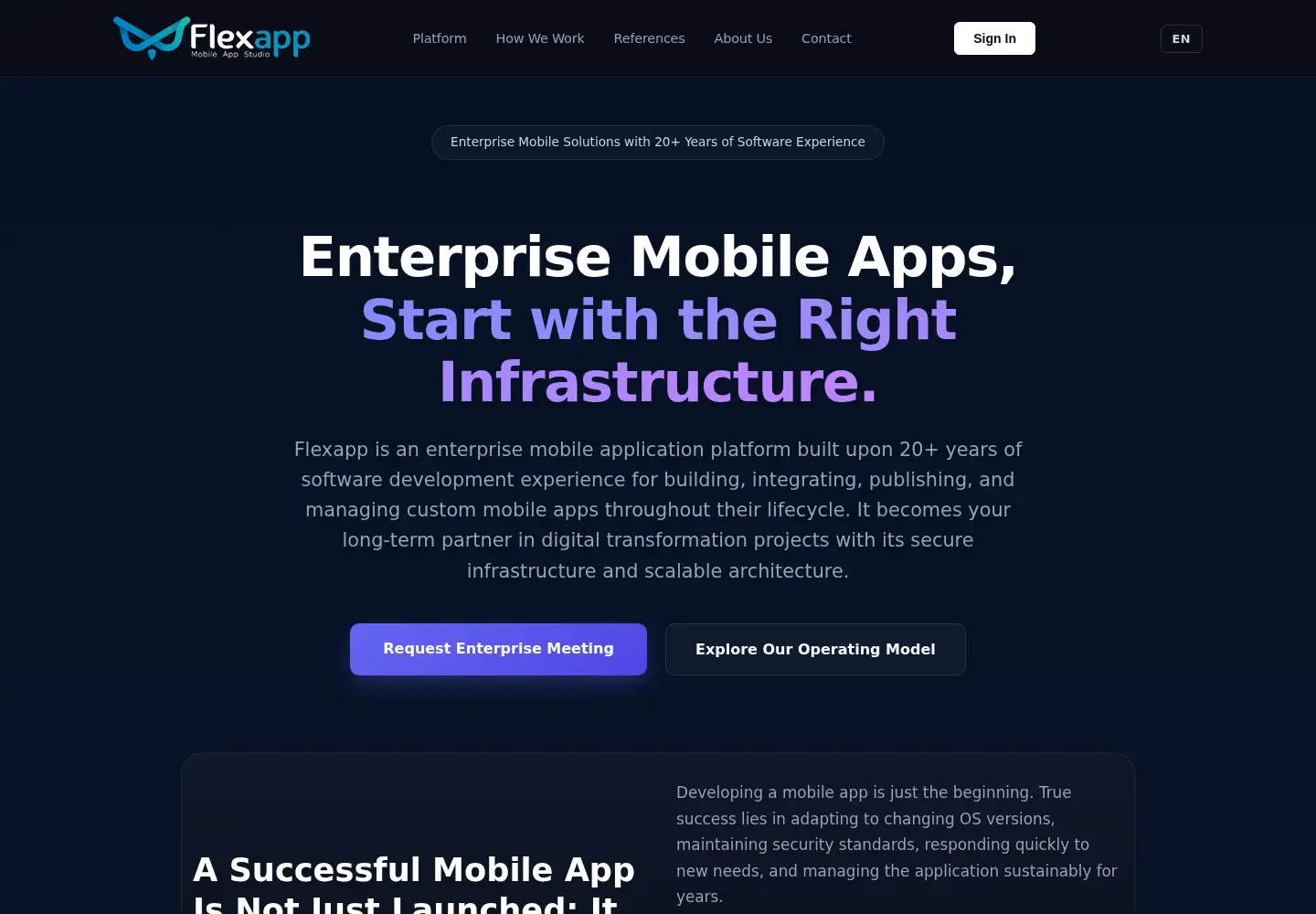 Screenshot of flexapp.com