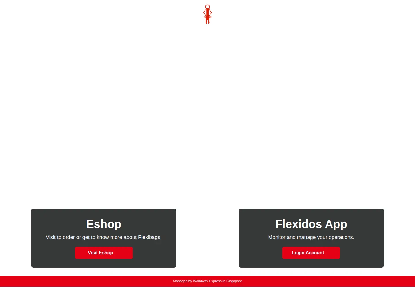 Captured homepage of flexidos.com in the current scan