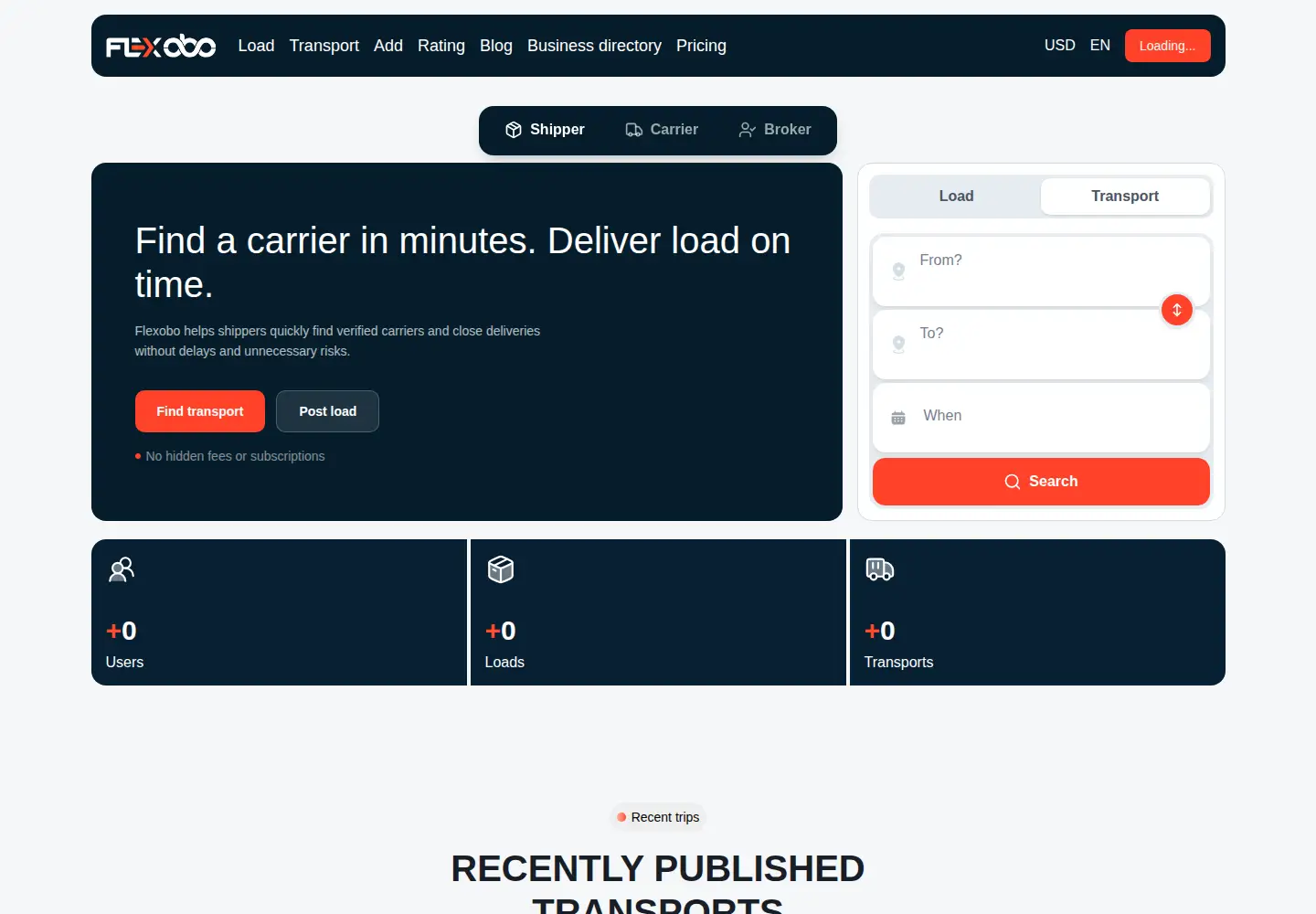 Screenshot of flexobo.com