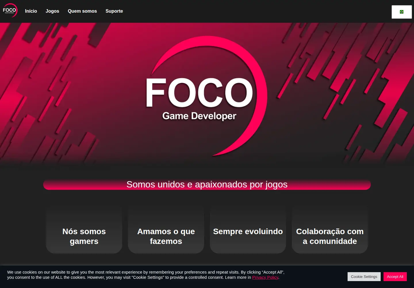 Screenshot of focogame.com