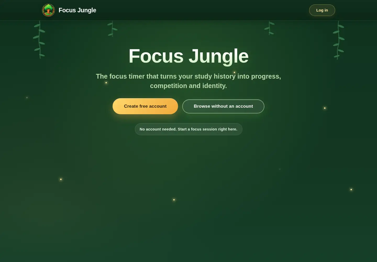 Screenshot of focusjungle.com