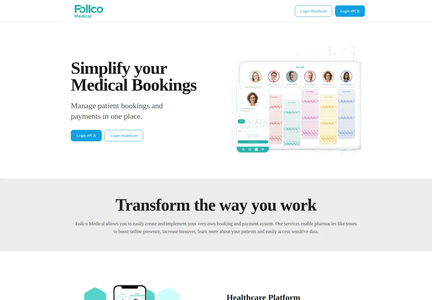 Captured homepage of follco.com in the current scan