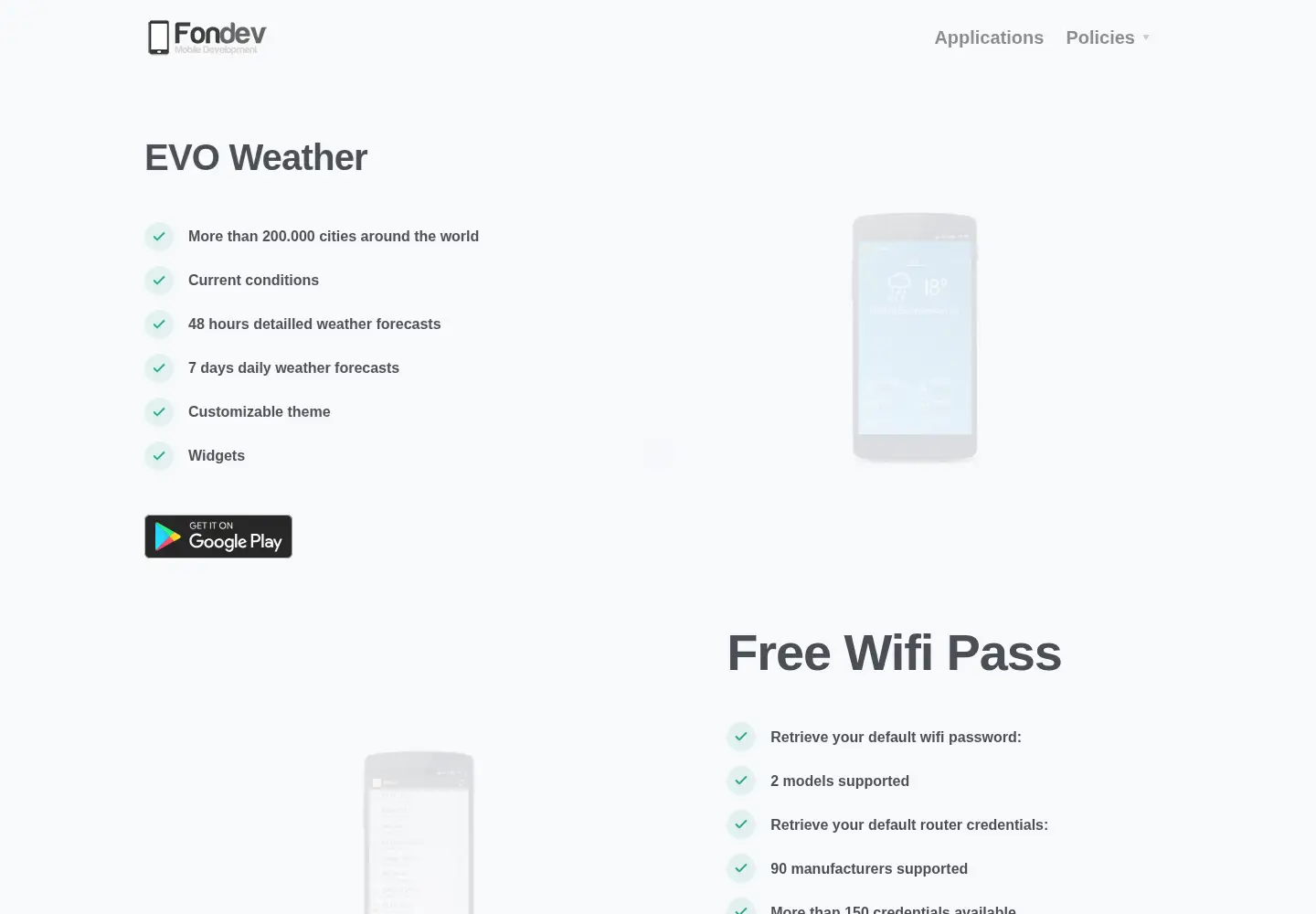 Screenshot of fondev.com