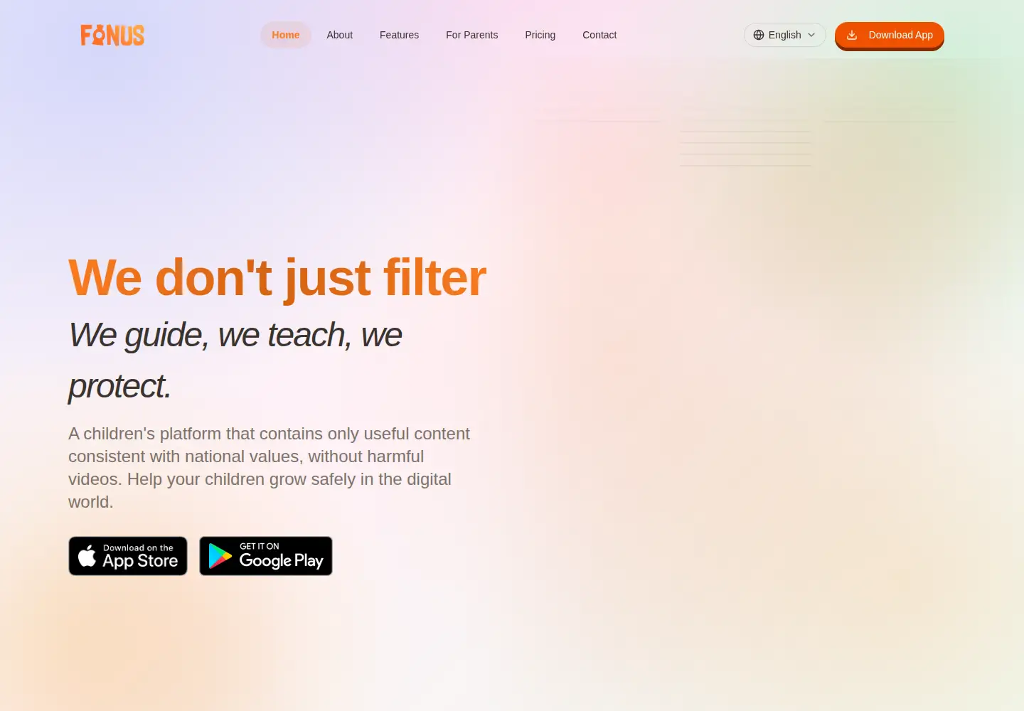 Screenshot of fonuskids.com