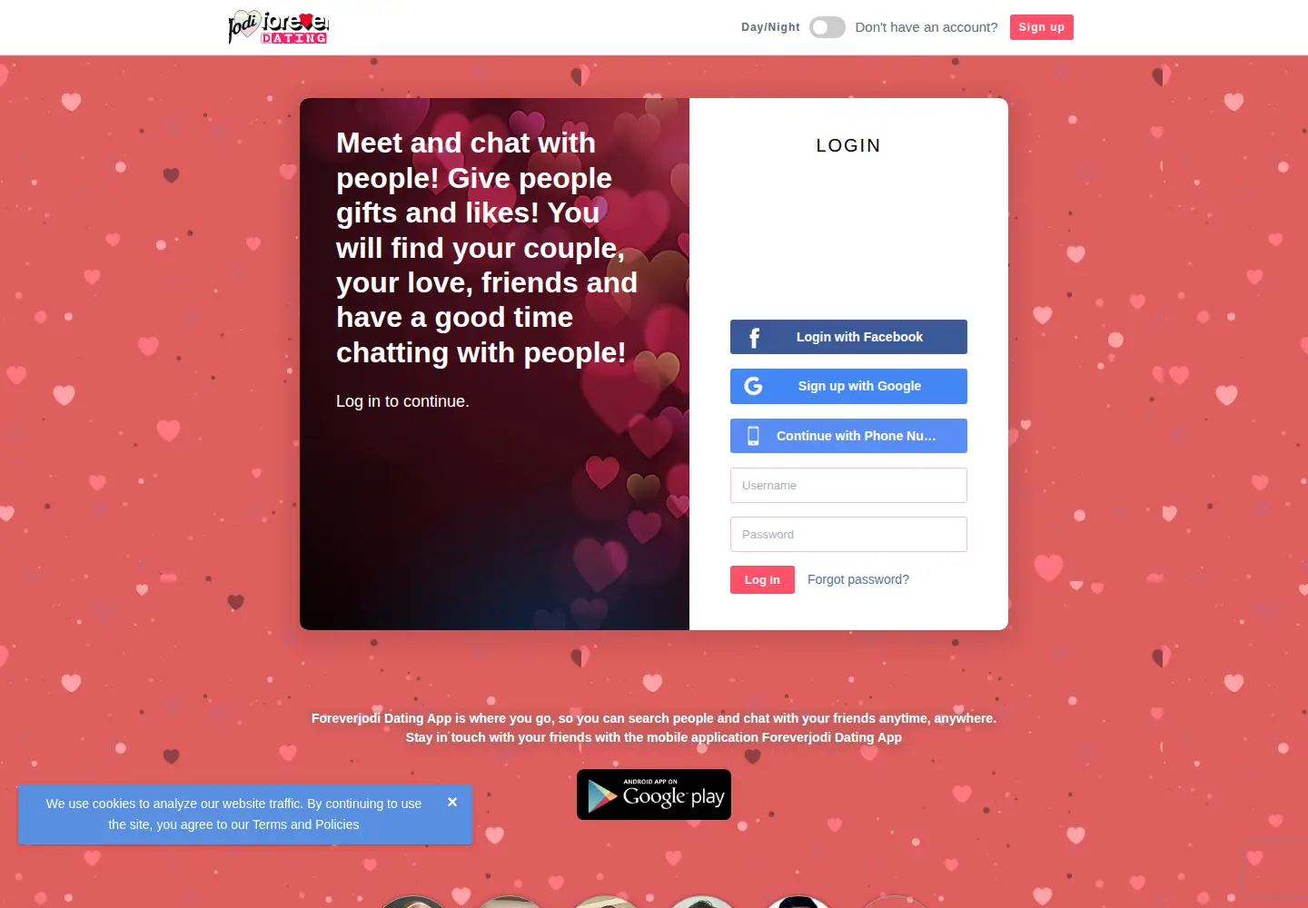 Screenshot of foreverjodi.com
