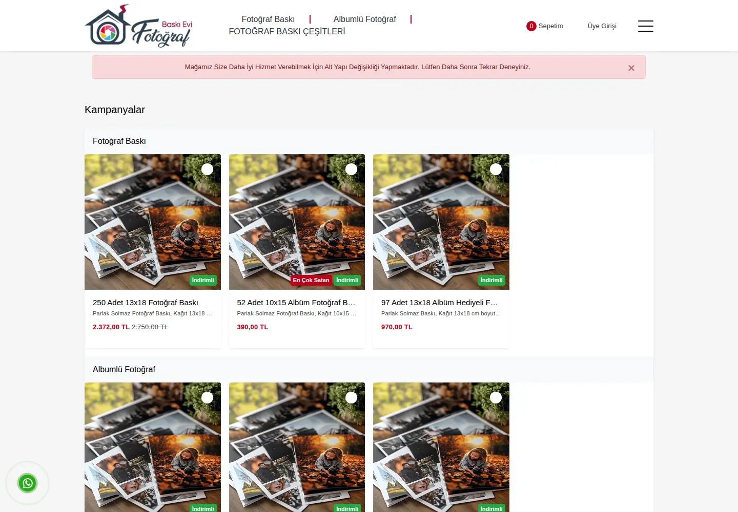 Screenshot of fotografbaskievi.com