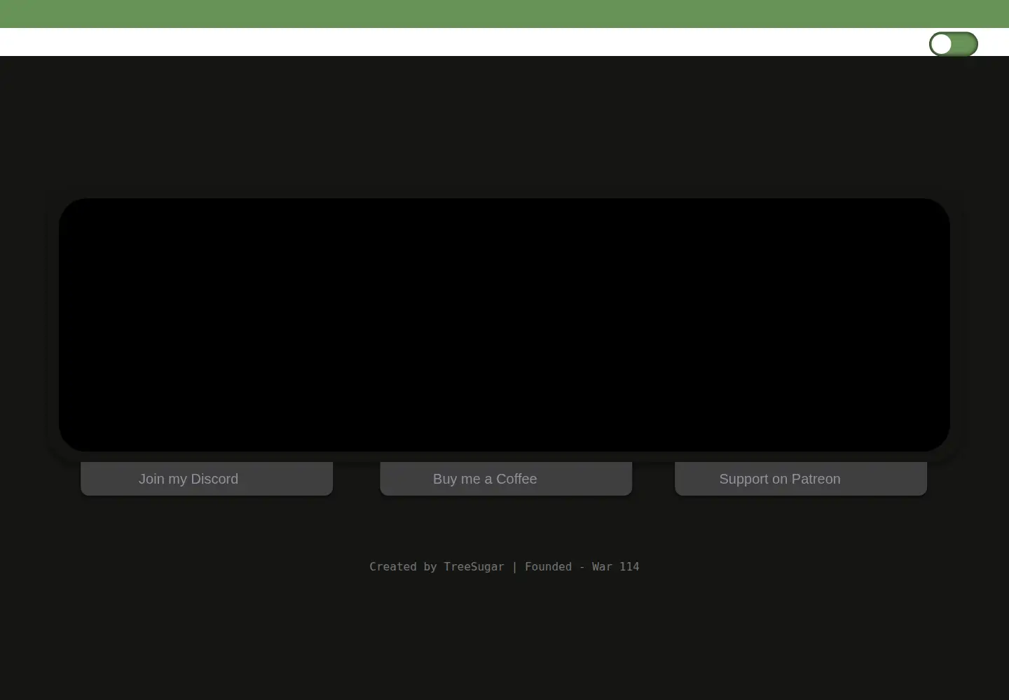 Captured homepage of foxholehq.com in the current scan