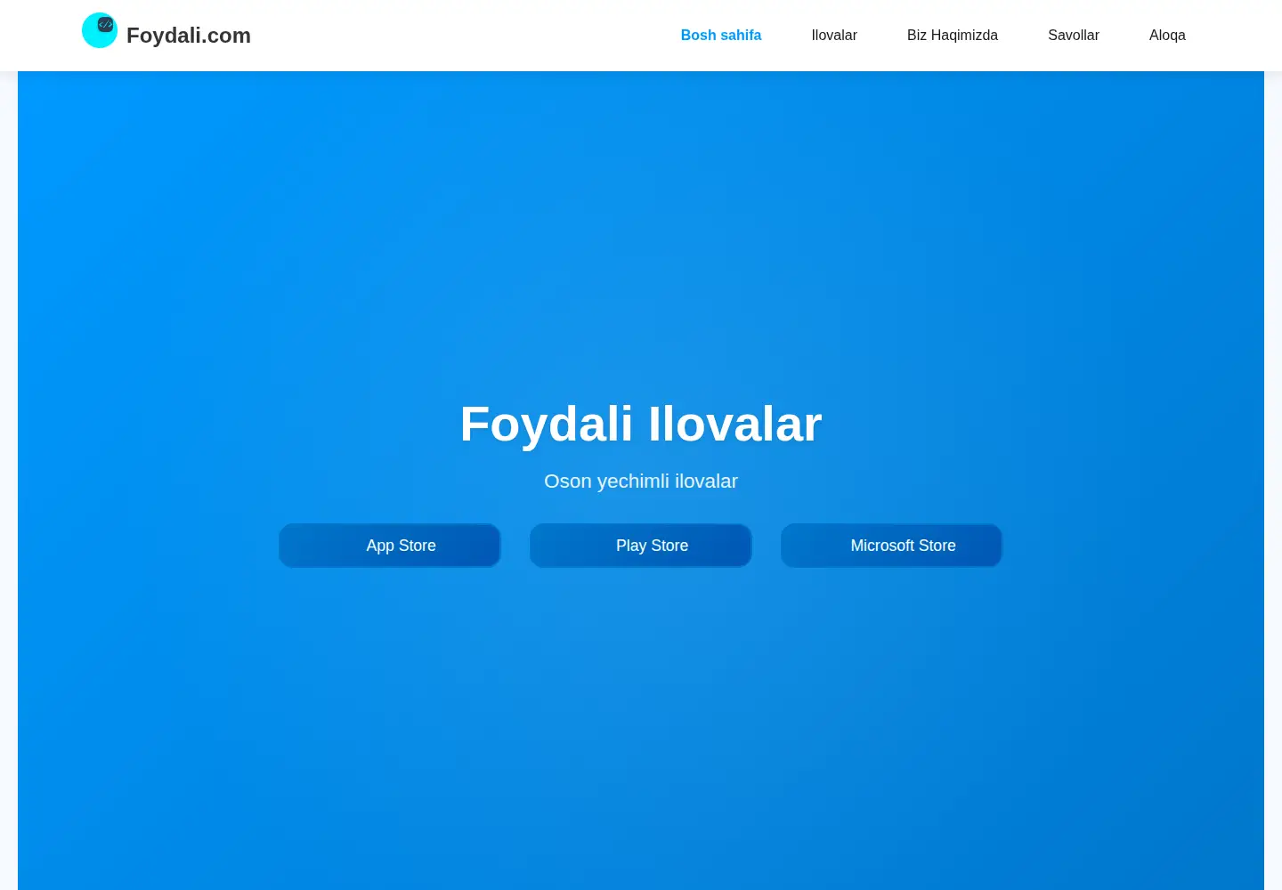 Screenshot of foydali.com