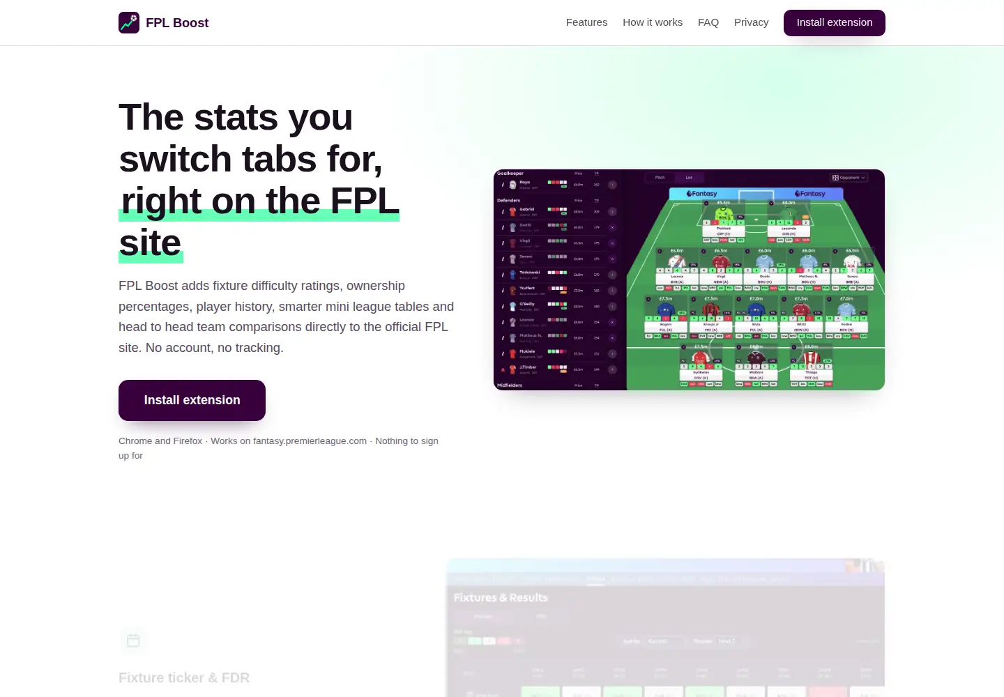 Screenshot of fpl-boost.com
