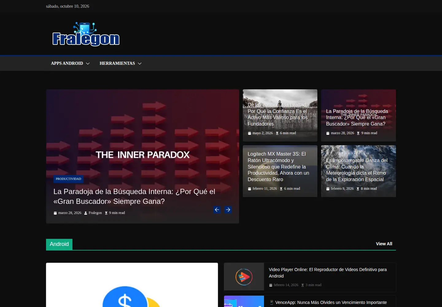 Screenshot of fralegon.com