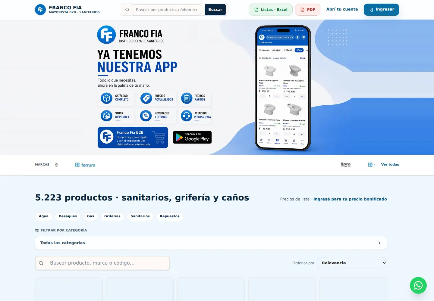 Screenshot of francofia.com