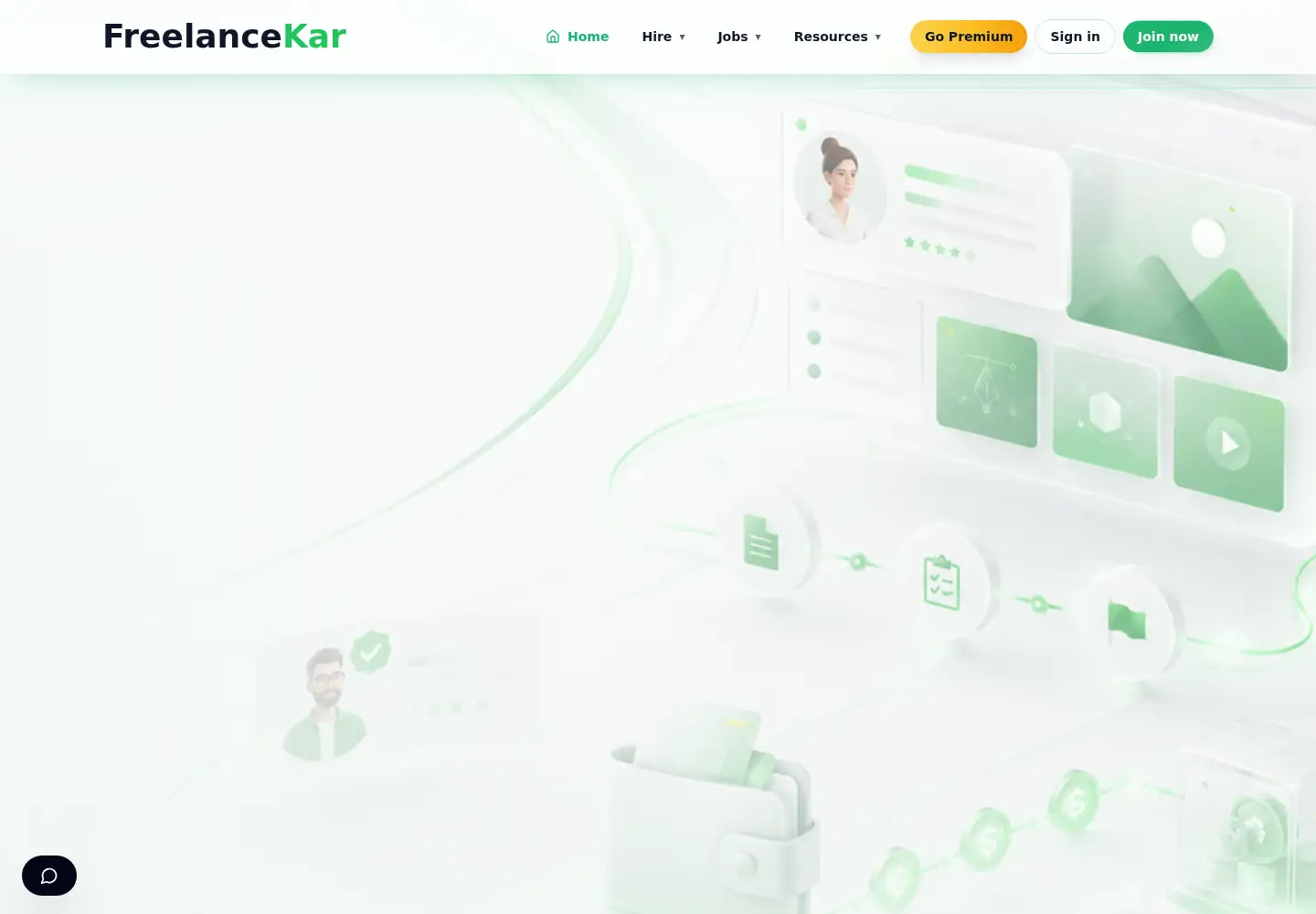 Screenshot of freelancekar.com