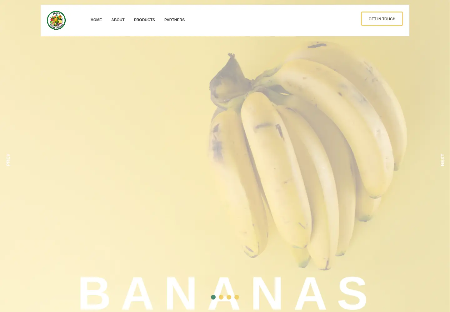 Captured homepage of freshfromuganda.com in the current scan