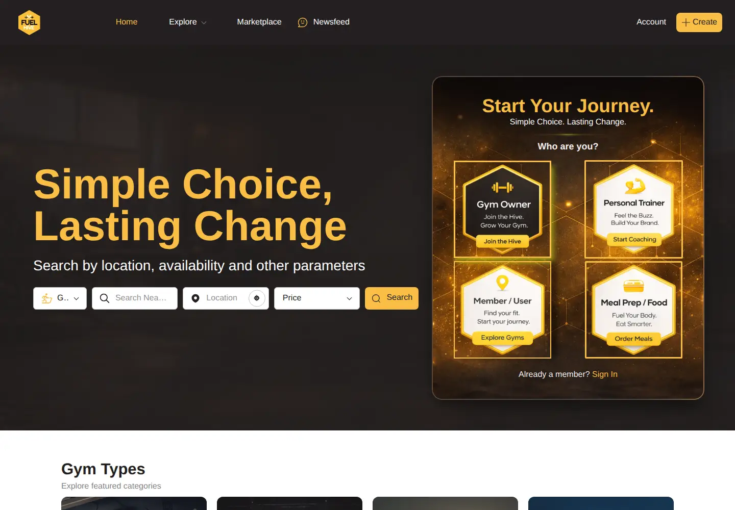 Screenshot of fuel-hive.com