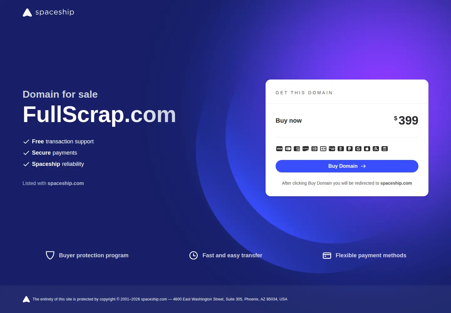 Screenshot of fullscrap.com