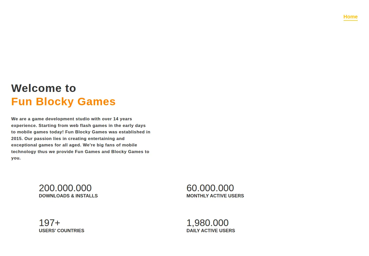 Screenshot of funblockygames.com