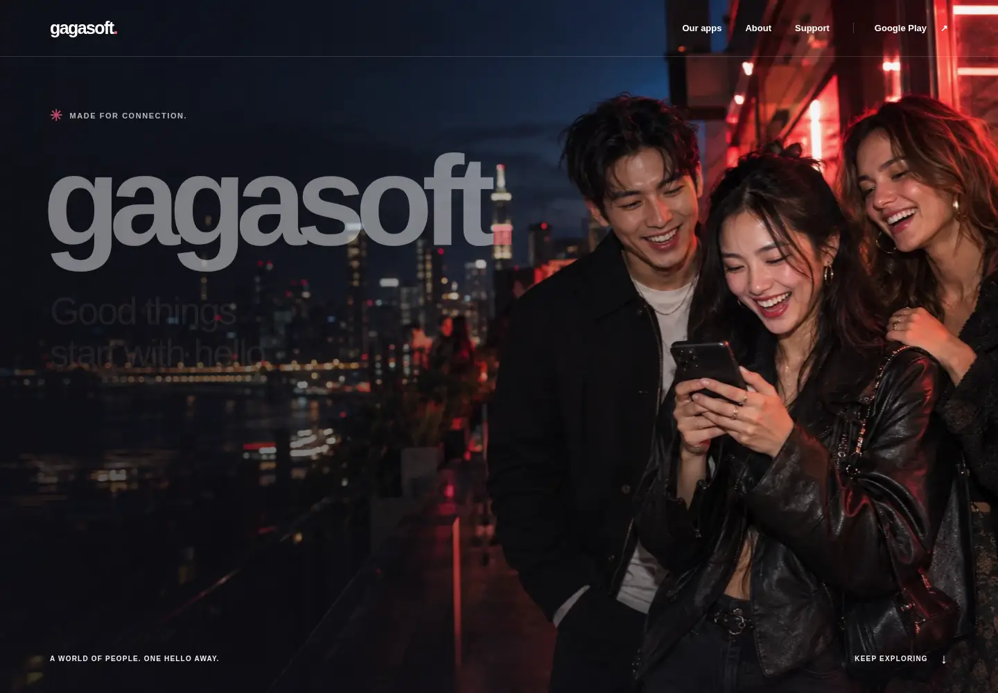 Screenshot of gagasofts.com