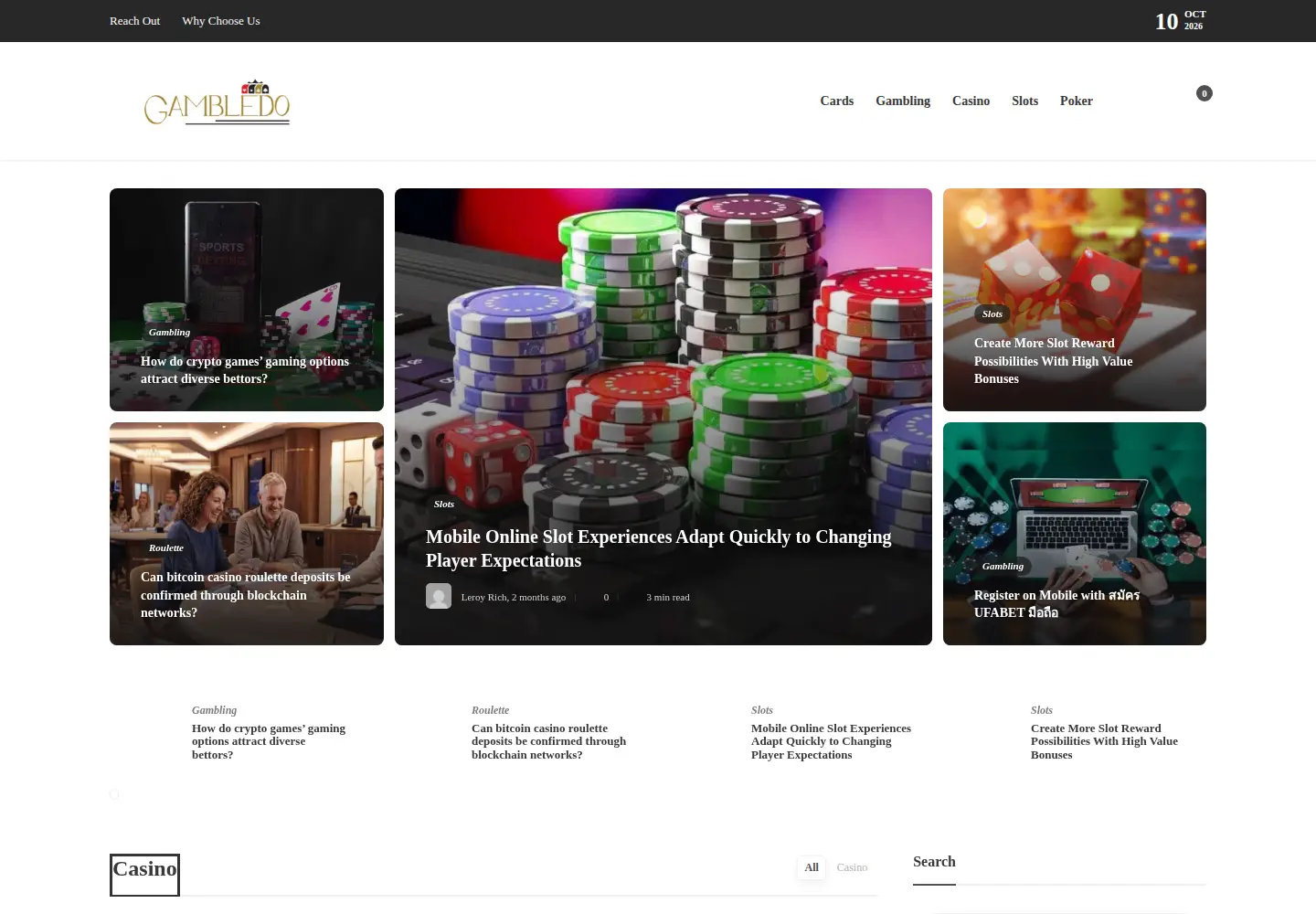 Screenshot of gambledo.com