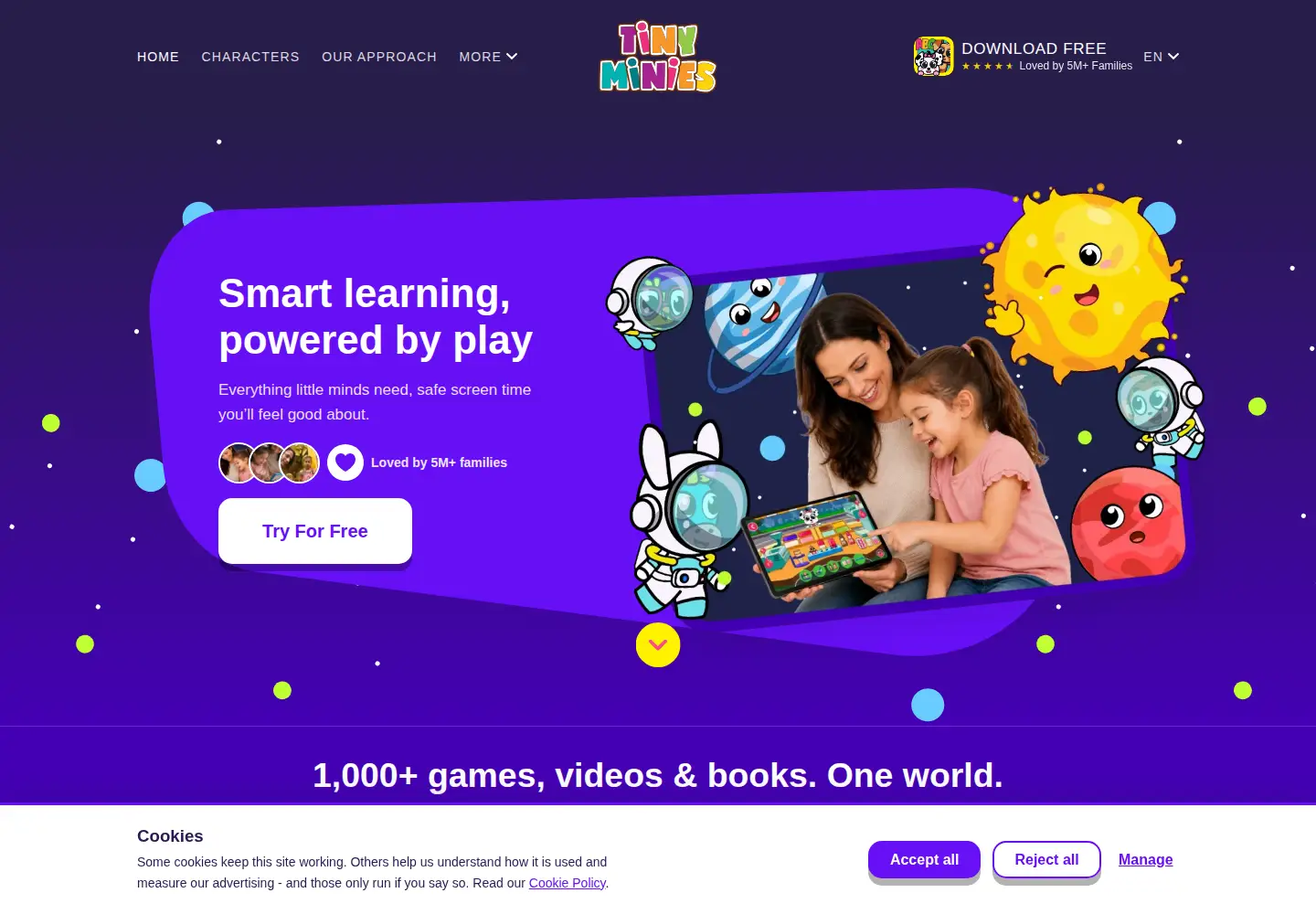 Screenshot of gamesterkids.com