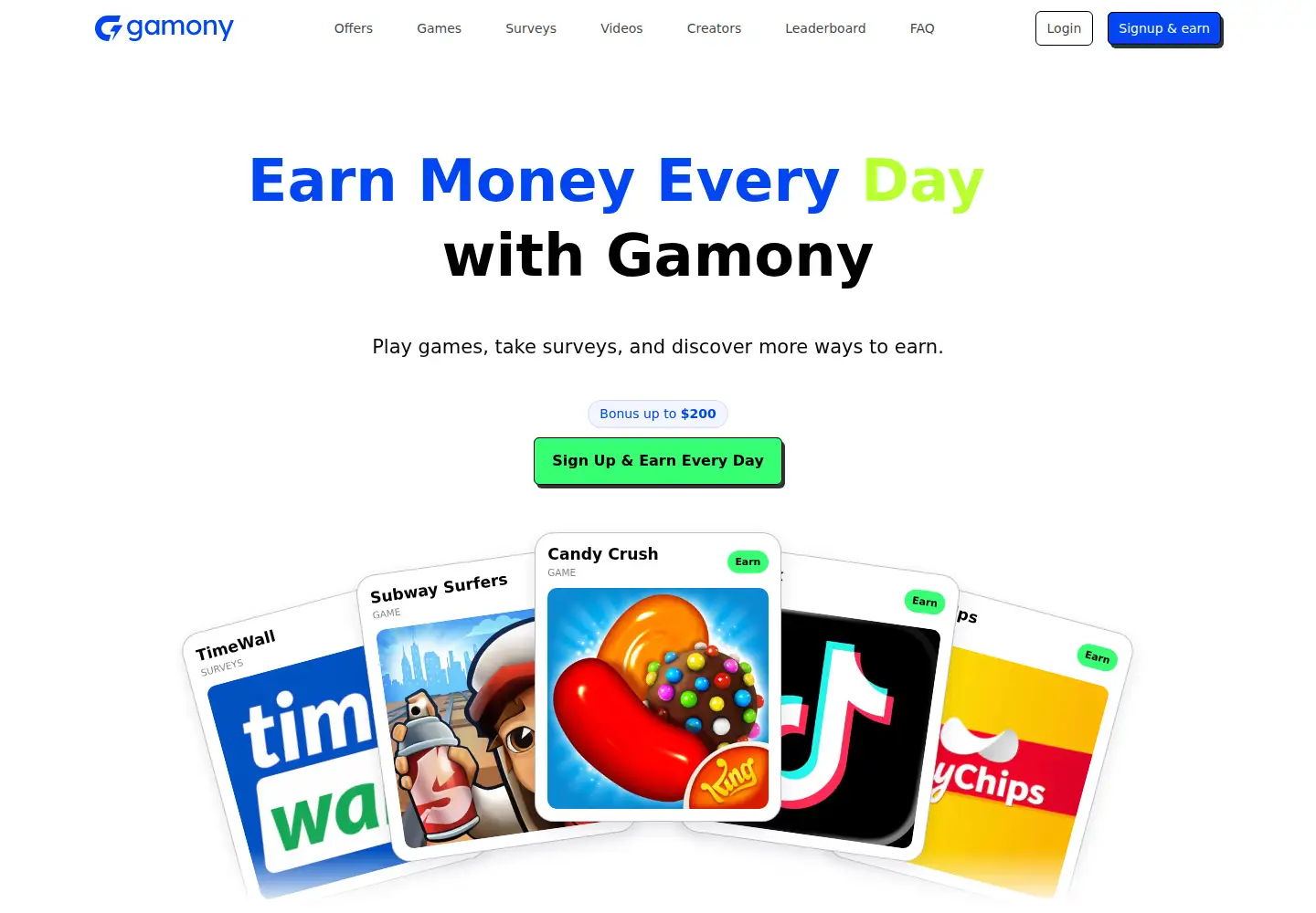Screenshot of gamony.com