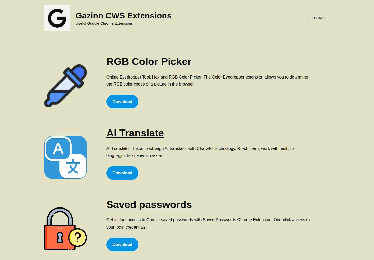 Screenshot of gazinn.com