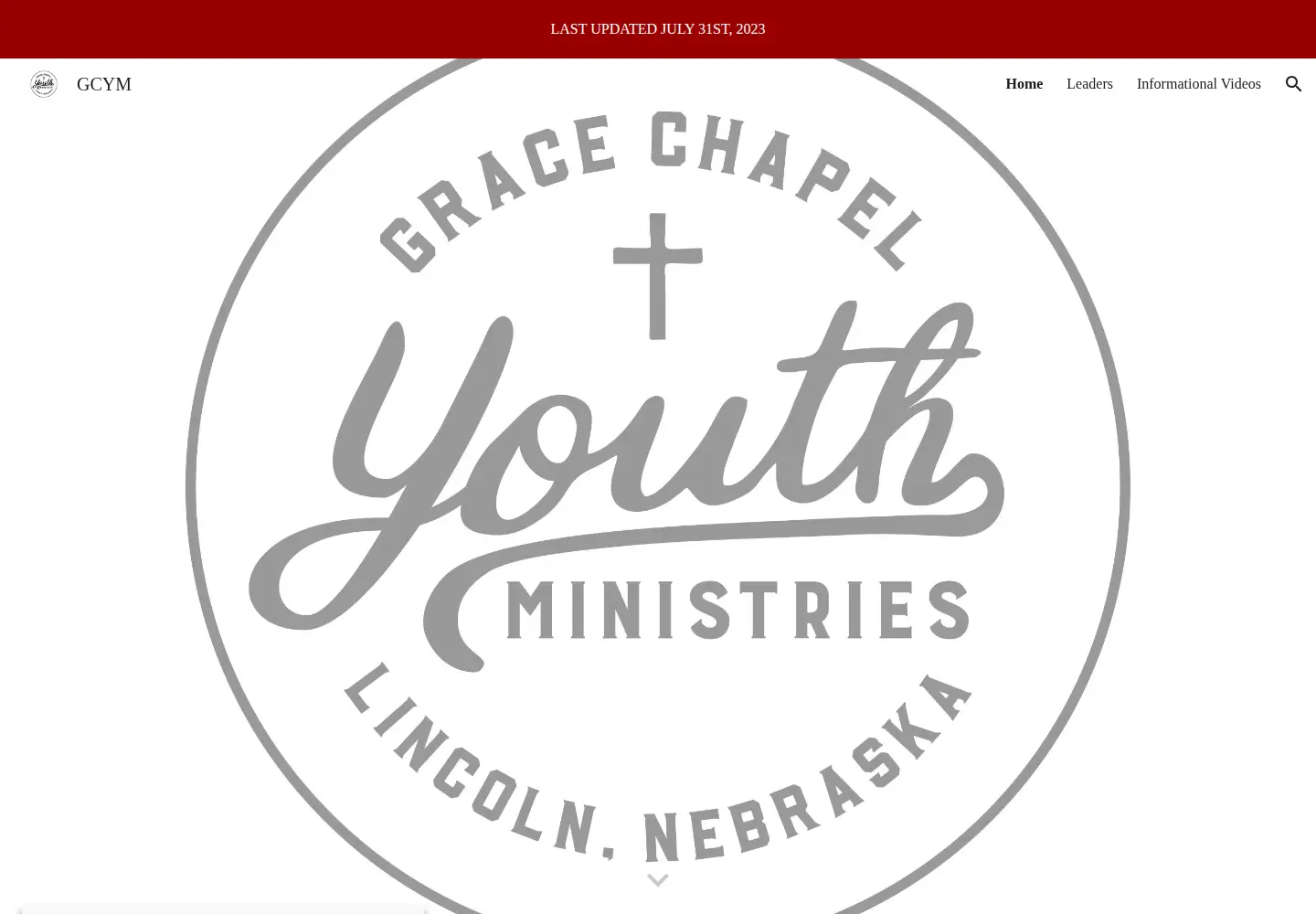 Screenshot of gcymne.com