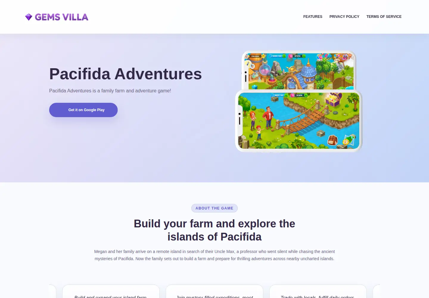 Captured homepage of gemsvilla.com in the current scan