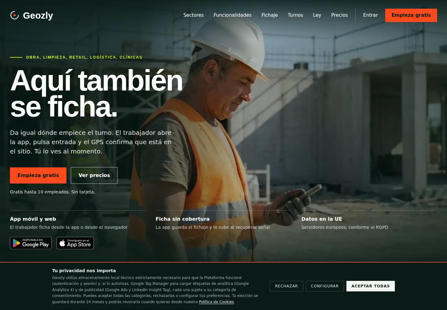 Screenshot of geozly.com