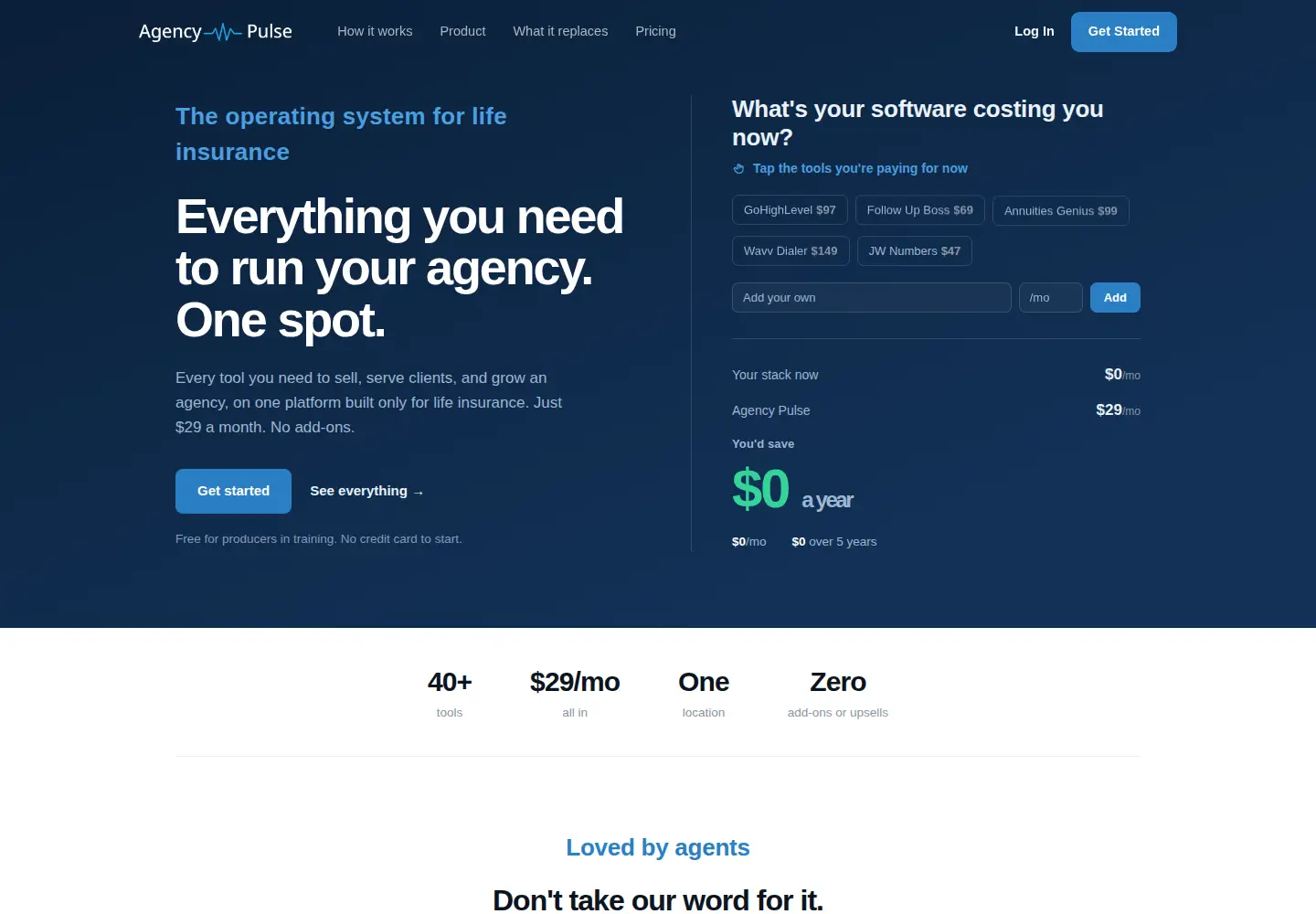 Screenshot of getagencypulse.com