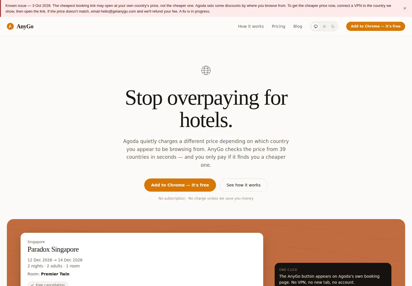 Screenshot of getanygo.com