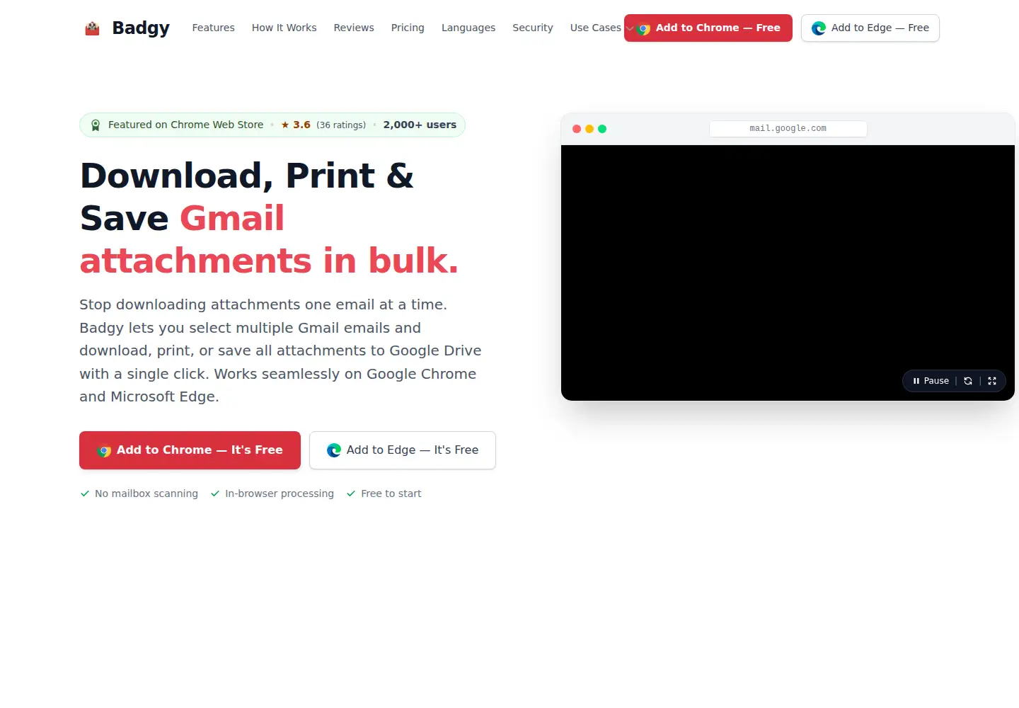 Screenshot of getbadgy.com