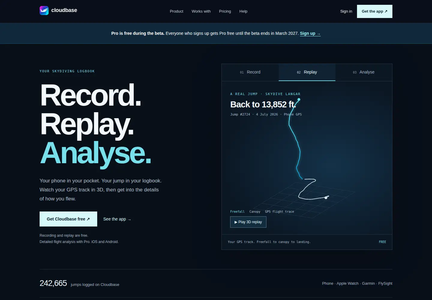 Screenshot of getcloudbase.com