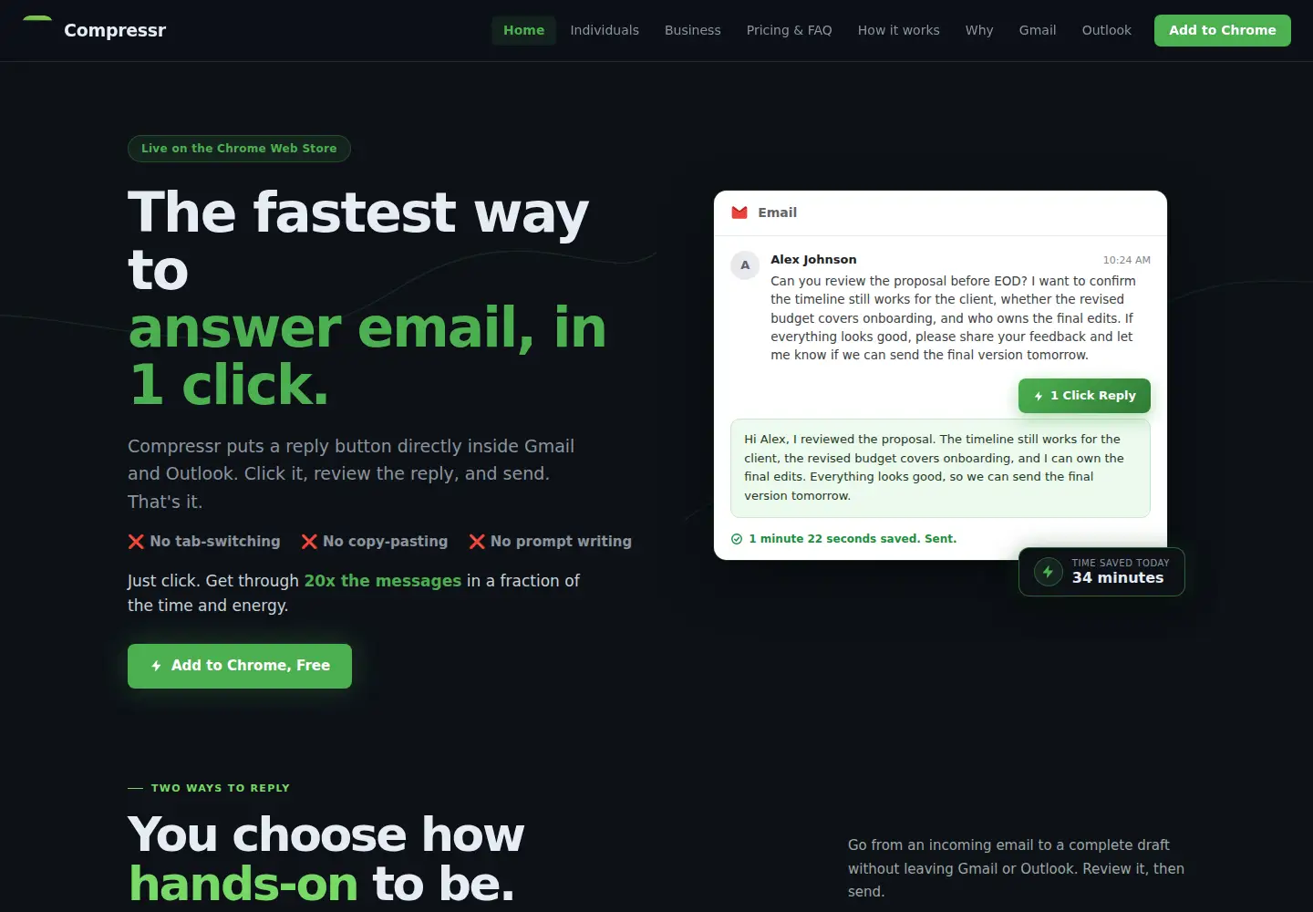 Screenshot of getcompressr.com