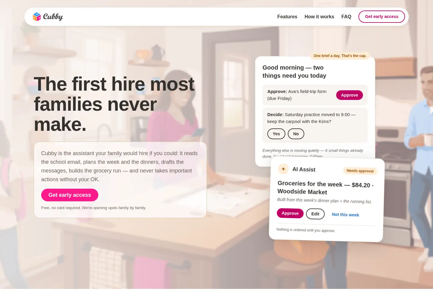 Screenshot of getcubby.com