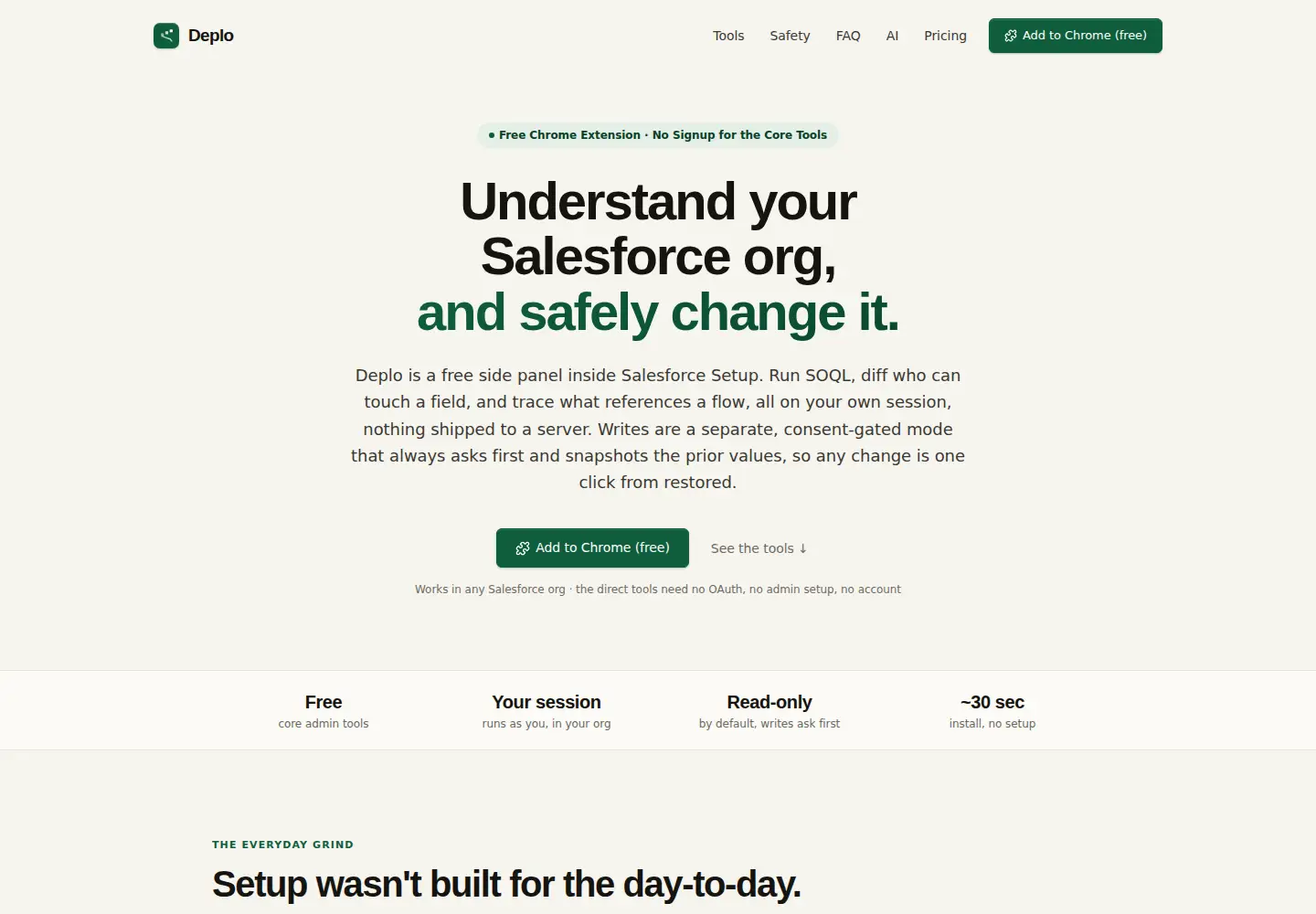 Screenshot of getdeplo.com