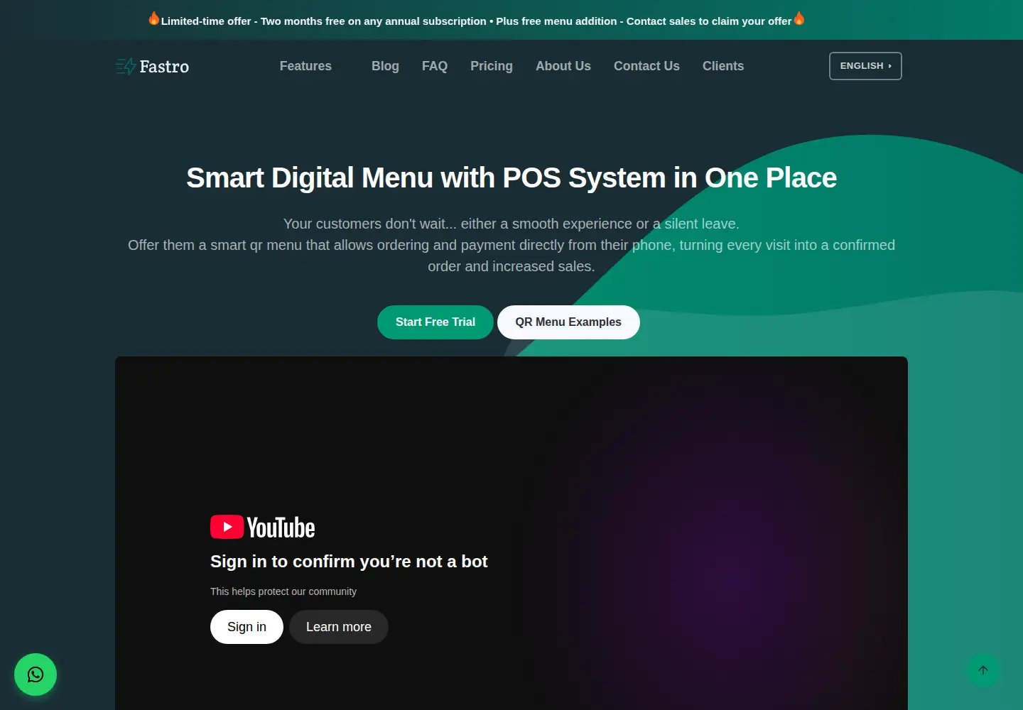 Screenshot of getfastro.com